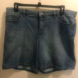 Chaps Denim Blue Jean Shorts Denim Size 16